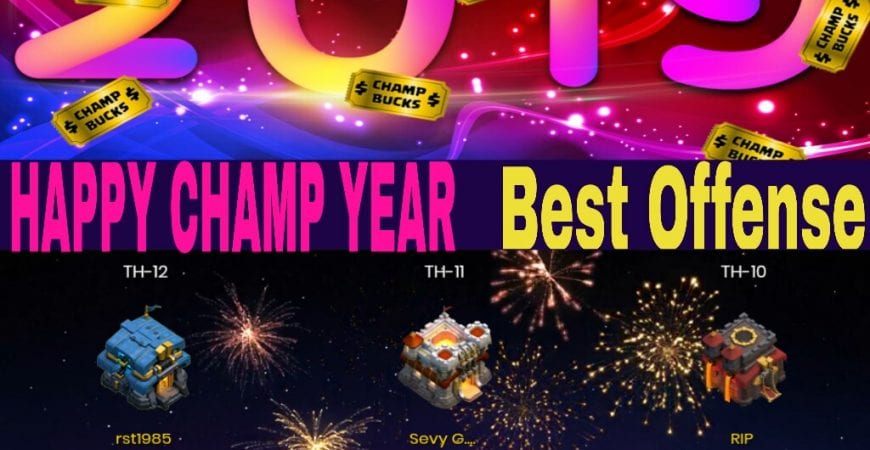 HAPPY CHAMP YEAR – Best Offense Winners