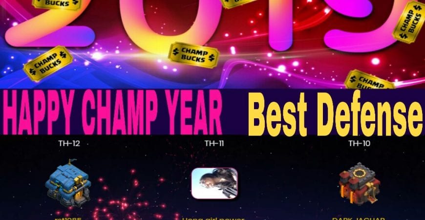 HAPPY CHAMP YEAR – Best Defense Winners!