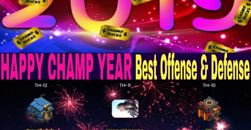 HAPPY CHAMP YEAR – Best Offense & Defense Winners!