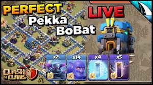 *Perfect Pekka BoBat Plan* TH 12 LIVE Planning | Clash of Clans @CarbonFinGaming