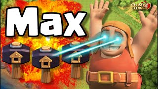 Using CWL Hammers to MAX my TH12 Base