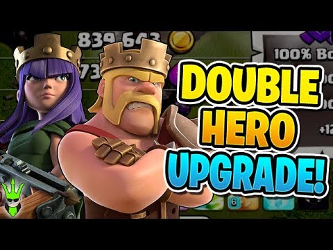 UPGRADING THE KING AND QUEEN WITH GIWIPE! – Let’s Play TH9 – Clash of Clans @ClashBashing