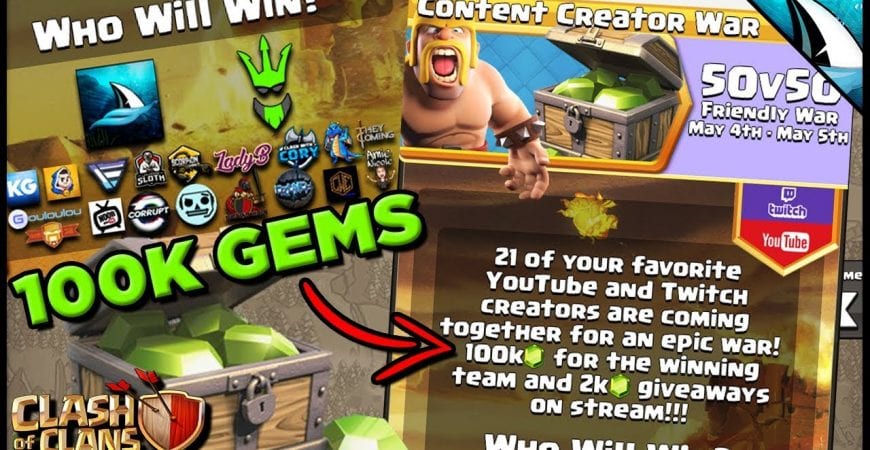 *SPECIAL WAR* – Subscriber War with GEMS | Clash of Clans @CarbonFinGaming