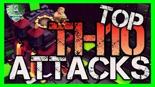 TOP 4 TH10 Attack Strategies | AWL Finals | Clash of Clans – YouTube @RoarsWar