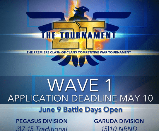The Tournament (2T): Wave 1 Applications now open! @2tTournament