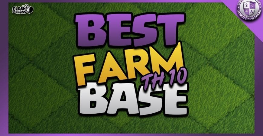 BEST FARMING BASE TH10 –  Clash of Clans @Real_Cpt_N3m0