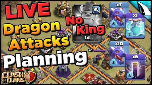 *LIVE* Dragon War Attacks – NO KING – Th 10 | Clash of Clans @CarbonFinGaming