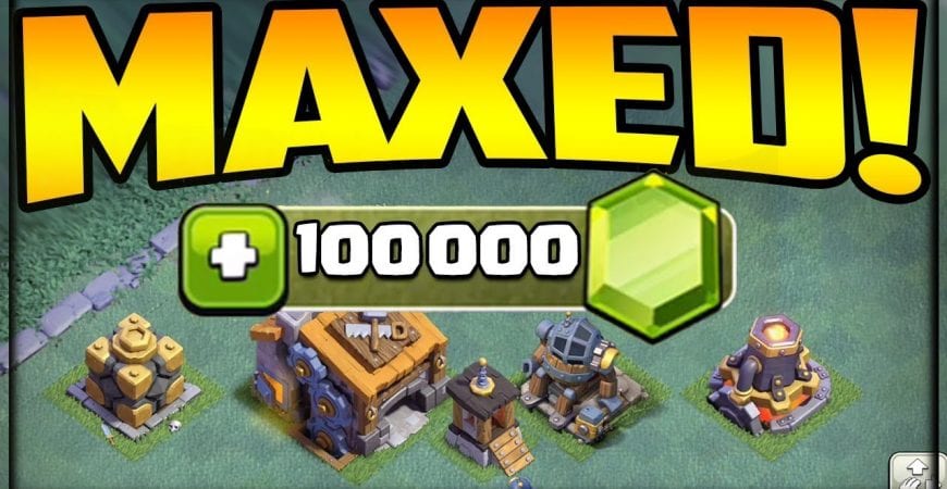 100,000 GEMS Builder Hall 9 Gem To MAX – BH9 Clash of Clans @GaladonGaming