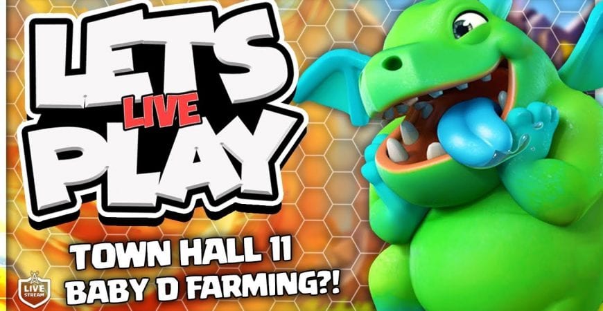 🔴 Let’s Play New Town Hall 11 | Baby Dragon Farming | Clash of Clans @sargtraingaming
