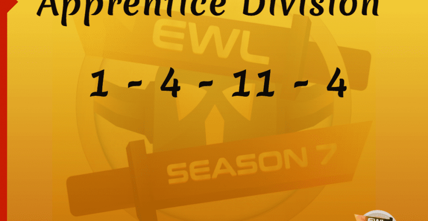 EWL Season 7 news will be released within this week. Stay tuned @elitewarleague
