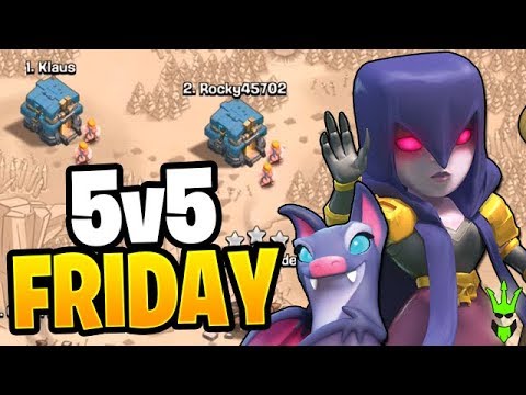 KLAUS WAS IMPRESSED WITH MY BATS! – 5v5 Friday – Clash of Clans by Clash Bashing!!