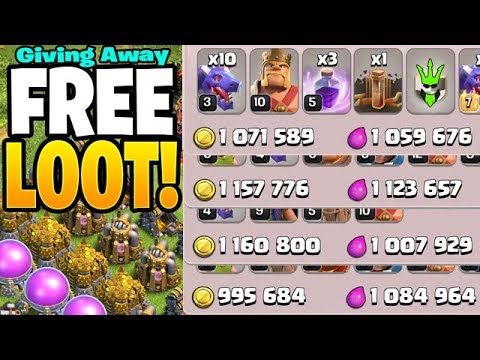 GIVING AWAY MILLIONS OF *FREE* LOOT – Clash of Clans by Clash Bashing!!
