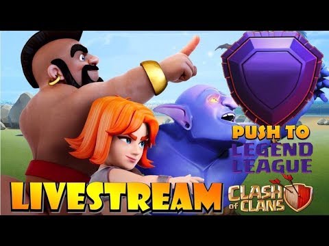 Push to Legend League Using TH12 Queen Charge Hogs Attack Strategy! Come Join and Hang Out! by Clash with Eric – OneHive