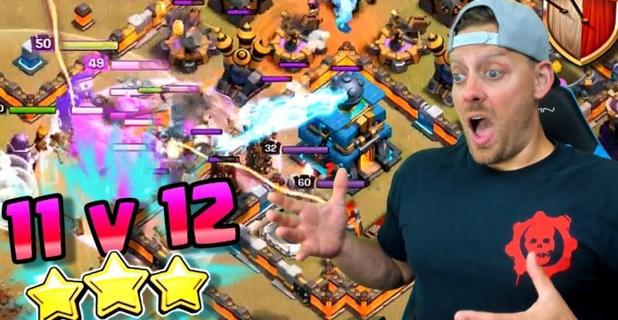 Town Hall 11 vs Town Hall 12 – 3 Star Attack  @echothrume