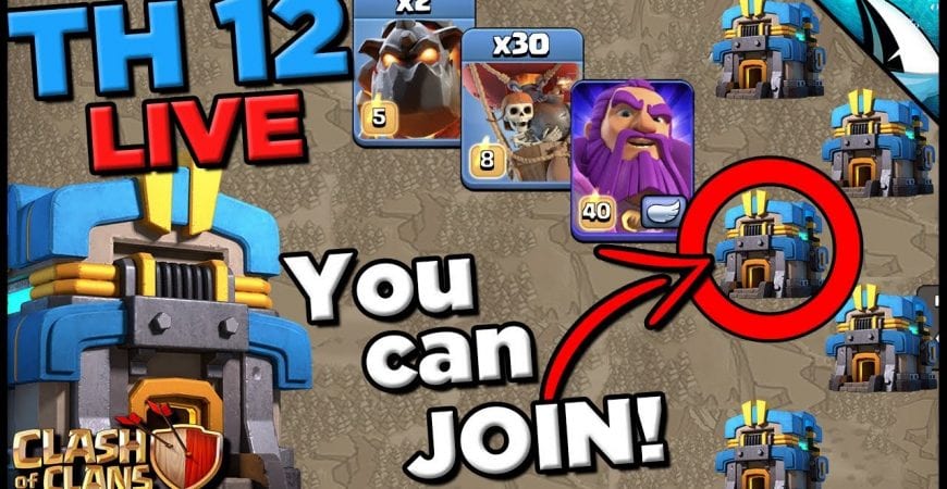 War With Me! Th 12 5v5 Short LIVE Wars with Sui Lalo | Clash of  Clans  @carbonfingaming
