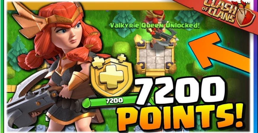 UNLOCKING the Valkyrie Queen Skin | Gem the July Season Pass in Clash of Clans  @judosloth