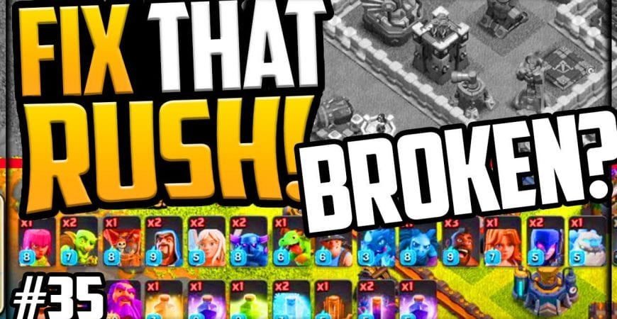 WE BROKE Clash of Clans? Gem, MAX, Fix That Rush Episode 35 by Galadon Gaming
