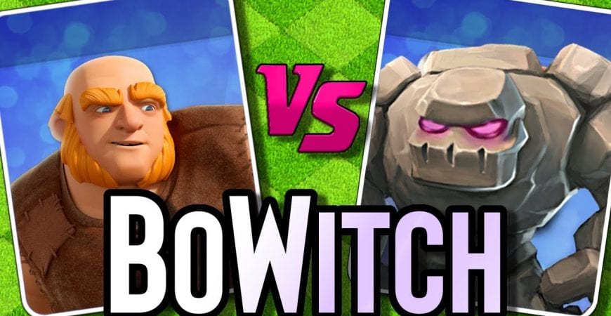 Giant BoWitch against Golem BoWitch | Clash by ECHO Gaming