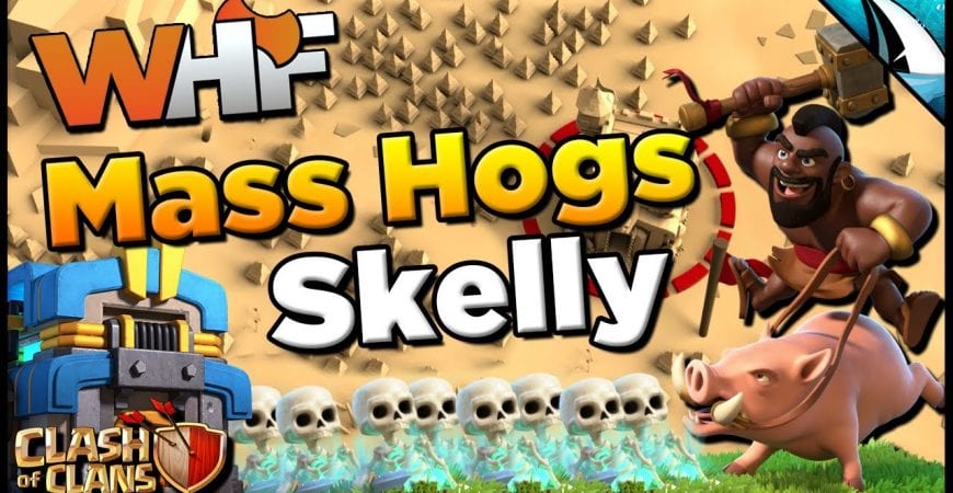 *Overwhelming!* Mass Hog Rider Skeleton Spell Th 12 Attack Strategy | Clash of Clans by CarbonFin Gaming