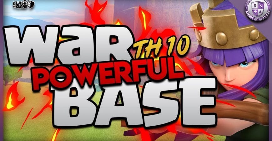 Top Town Hall 10 Base with Replays by Scrappy Academy
