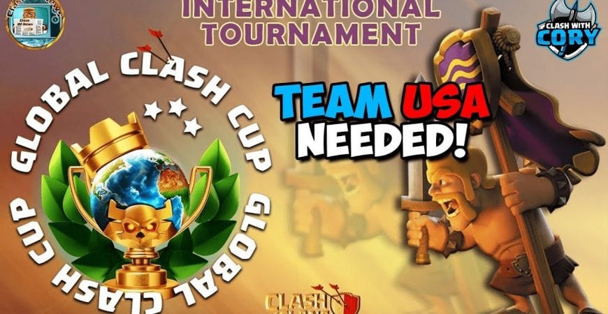 WHERE IS TEAM USA? GLOBAL CLASH CUP Clash of Clans International Tournament COC by Clash with Cory