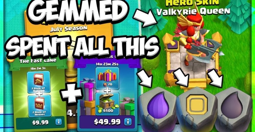 NEW Valk Queen Gemmed Plus Much More! | Gold Pass Hero Skin | Clash of Clans  @sargtraingaming