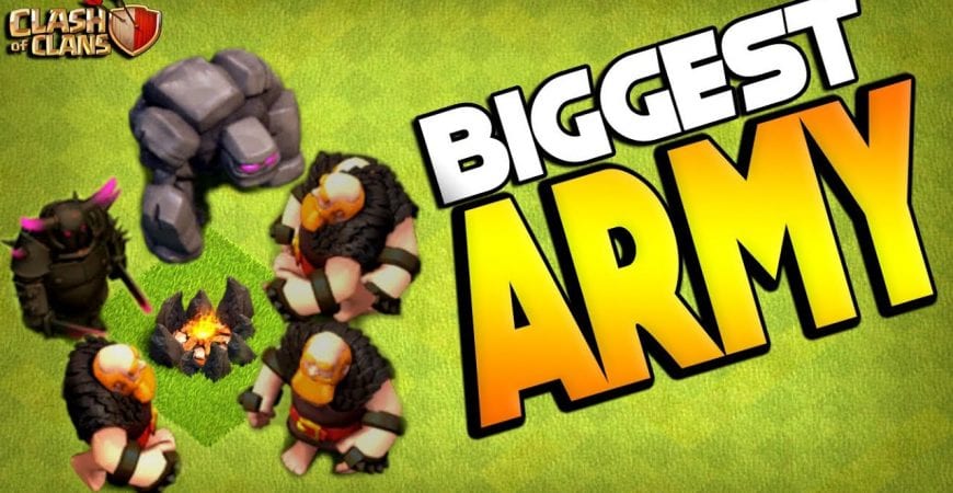 BIGGEST ARMY POSSIBLE at TH9! TH9 Let’s Play | Clash of Clans by Klaus Gaming