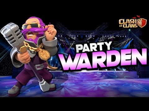 PARTY WARDEN SKIN EASTER EGG!? TH12 Push to Max | Clash of Clans by Klaus Gaming