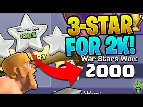 THIS 3 STAR PUT ME OVER 2,000 WAR STARS! – Clash of Clans by Clash Bashing!!