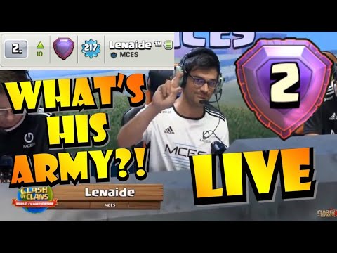 WHAT ARMY DOES THE #2 PLAYER IN THE WORLD USE?! LENAIDE – MCES – Best TH12 Attack Strategies in COC by Clash with Eric – OneHive