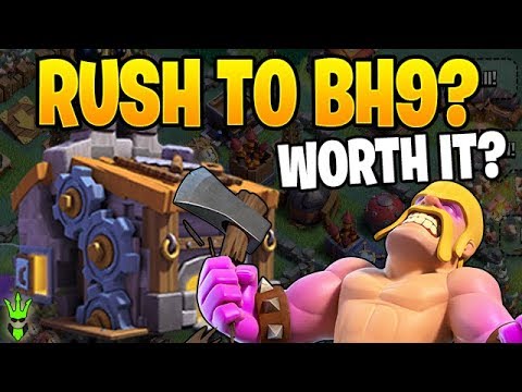TIME TO RUSH TO BH9?! – Clash of Clans by Clash Bashing!!
