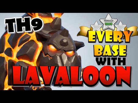 THREE TH9 LavaLoon (LaLoon) Attack Strategies That Can BEAT ANY BASE! Best TH9 Attack Strategies! by Clash with Eric – OneHive