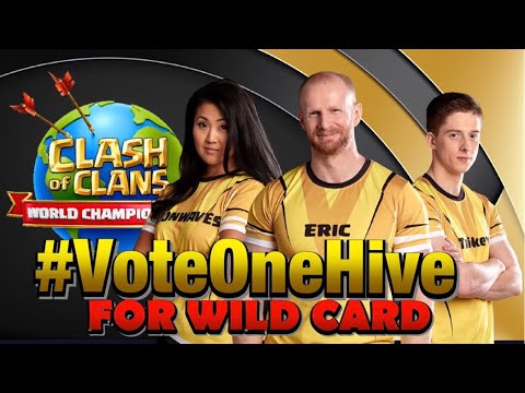 YOU ARE OUR LAST CHANCE! #VoteOneHive for World Championship Wildcard! Live CWL TH12 Attacks by Clash with Eric – OneHive