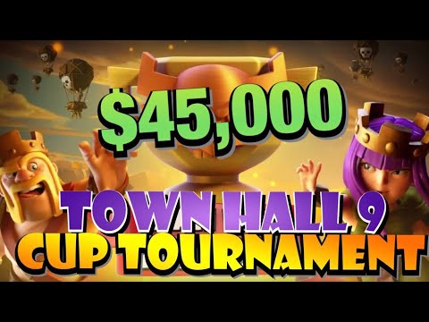 $45,000 TH9 CUP TOURNAMENT FINALS! WINNER TAKES ALL! Best TH9 Attack Strategies in Clash of Clans! by Clash with Eric – OneHive