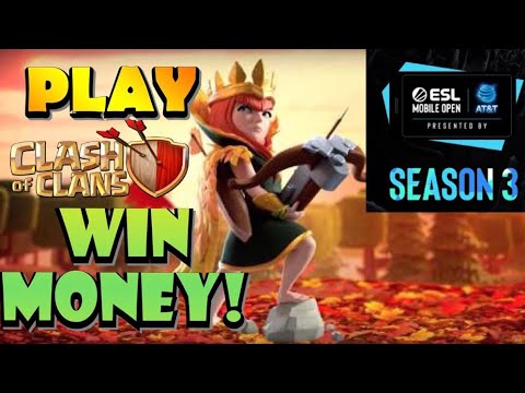 WIN MONEY FOR PLAYING CLASH OF CLANS?! YES PLEASE! ESL Mobile Open Season 3 LIVE TH12 ATTACKS! by Clash with Eric – OneHive