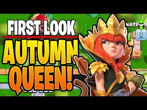 FIRST LOOK AT THE *NEW* AUTUMN QUEEN & GEMMING THE GOLD PASS! – Clash of Clans by Clash Bashing!!