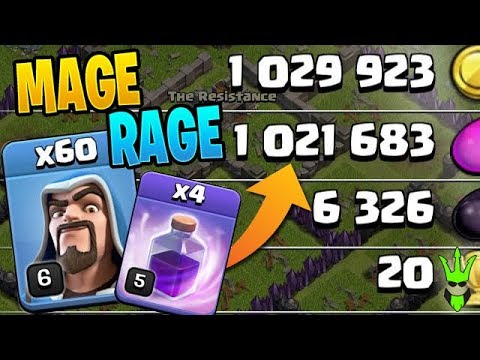 60 ANGRY WIZARDS ARE SURPRISINGLY GOOD! – Clash of Clans by Clash Bashing!!