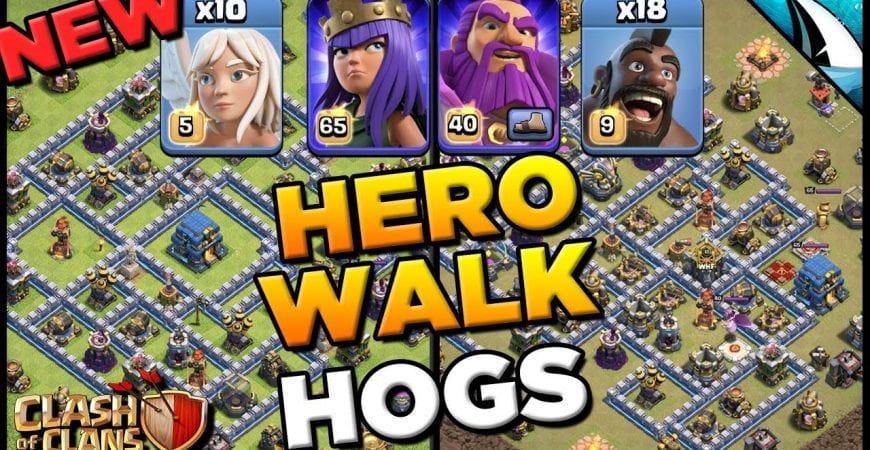 Hero Walk Hogs – NEW STRATEGY for TH 12 – Takes Down iTzu’s & Earth’s Legend Bases | Clash of Clans by CarbonFin Gaming