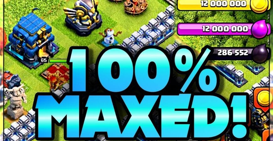 Clash of Clans 100% Maxed Out Base and How I Did it by ECHO Gaming
