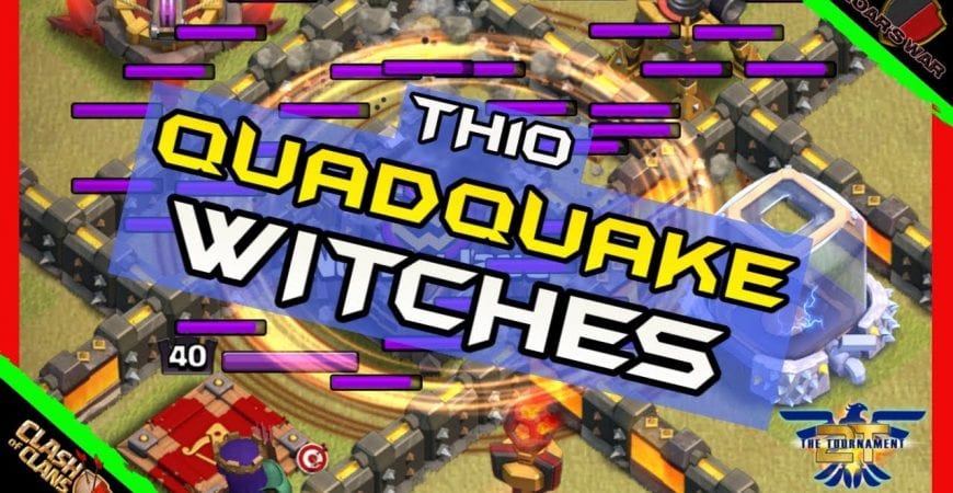 Beastly Quadquake Witches | TH10 | Clash of Clans by Roar’s War