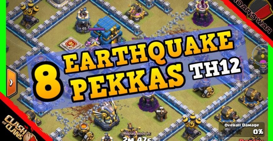 8 Pekkas + 8 Earthquake Spell STRONG STRATEGY at TH12 | Clash of Clans by Roar’s War