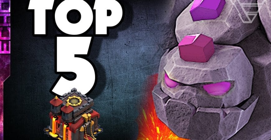 Top 5 BEST TH10 3 Star Attack Strategies in Clash of Clans by ECHO Gaming