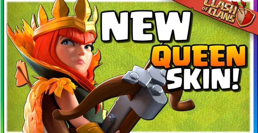 NEW QUEEN SKIN UNLOCKED! The Autumn Queen is the FIRST UNLOCKED | Clash of Clans by Judo Sloth Gaming