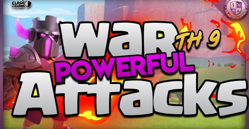 Best Town Hall 9 Attacks in Clash of Clans by Scrappy Academy