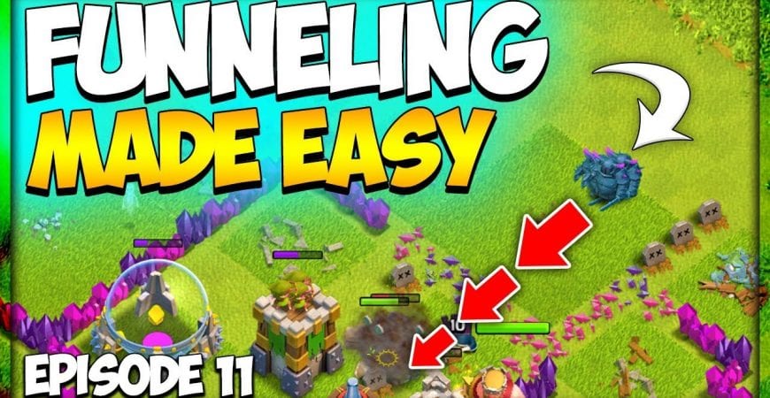 How To Funnel Troops | Attack Strategy Basics | TH 8 F2P Let’s Play Series Ep. 11 | Clash of Clans by Clash Attacks with Jo