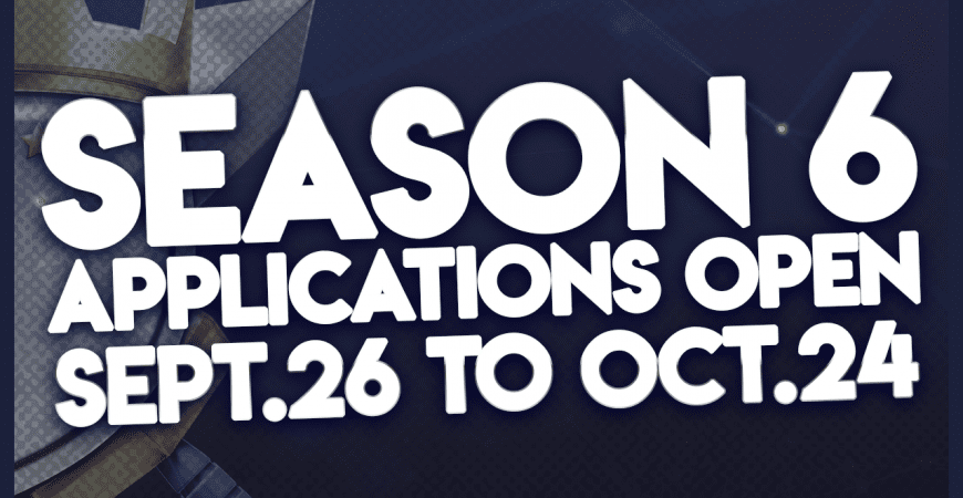 Season 6 Applications open September 26 @no_dip_league