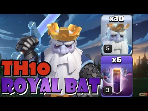 Does ROYAL BAT Attack Work at TH10 TOO?! POWERFUL AND SIMPLE! Best TH10 Attack Strategies in CoC by Clash with Eric – OneHive