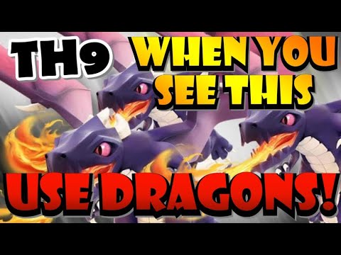 When Should You Use TH9 Dragon Attack Strategy?! Best TH9 Attack Strategies in Clash of Clans by Clash with Eric – OneHive