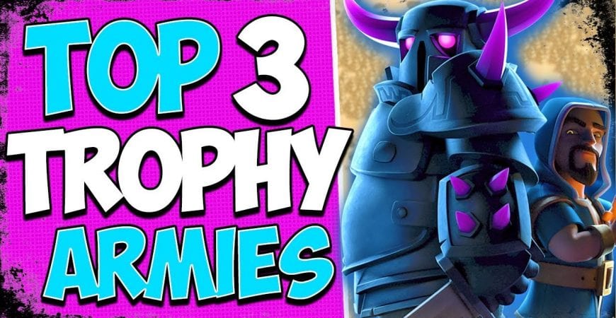 Best TH 8 Trophy Pushing Attack Strategies in Clash of Clans | Top 3 TH 8 Pushing Armies by Clash Attacks with Jo
