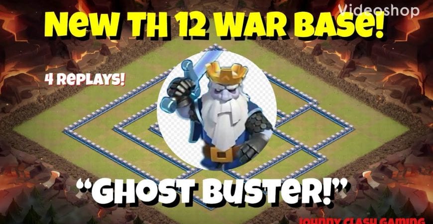 Best New TH 12 War Base with 4 Replays! | ANTI-ROYAL GHOST! | Anti -3 Star! | Clash of Clans 2019 by Johnny Clash Gaming
